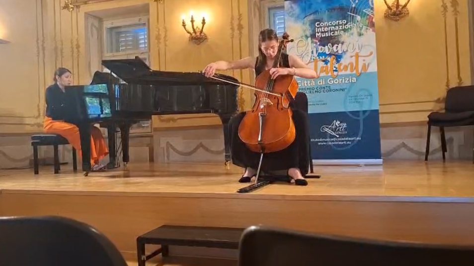 Izvrsten dosežek naše mlade violončelistke Lie Calcine